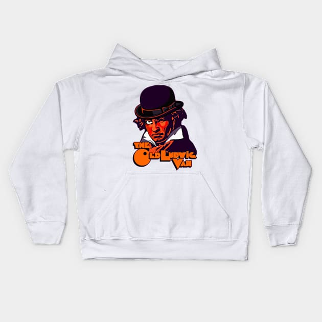 The Old Ludwig Van Kids Hoodie by BeeCee